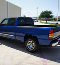 gmc sierra 1500 2003 blue pickup truck sle gasoline 8 cylinders rear wheel drive automatic 76108