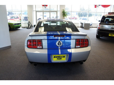 ford shelby gt500 2008 silver coupe kr 796 gasoline 8 cylinders rear wheel drive 6 speed manual 07724