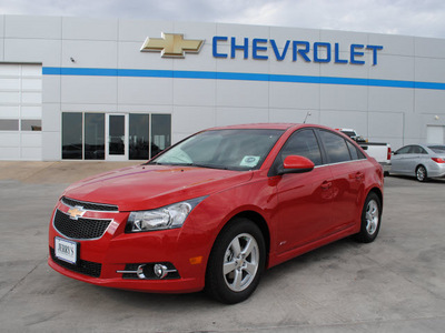 chevrolet cruze 2012 red sedan lt gasoline 4 cylinders front wheel drive 6 speed manual 76087