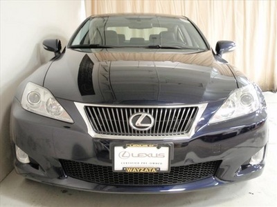 lexus is 250 2009 dk  blue sedan awd navi gasoline 6 cylinders all whee drive 6 speed automatic 55391