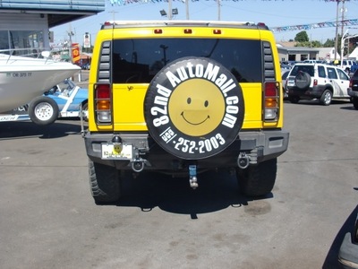 hummer h2 2003 yellow suv adventure series gasoline 8 cylinders 4 wheel drive automatic 97216