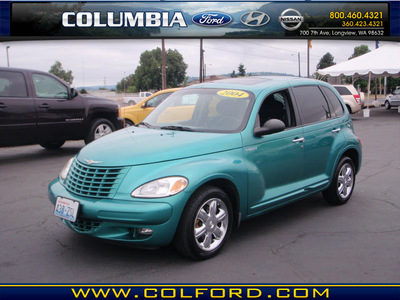 chrysler pt cruiser 2004 teal wagon touring edition gasoline 4 cylinders front wheel drive 5 speed manual 98632