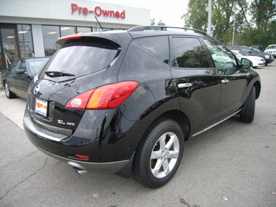 nissan murano 2009 black suv gasoline 6 cylinders all whee drive automatic 46219