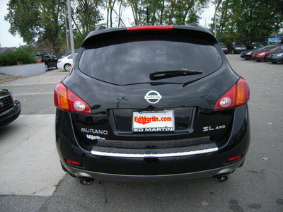 nissan murano 2009 black suv gasoline 6 cylinders all whee drive automatic 46219