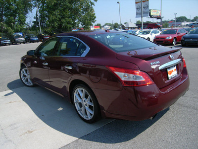 nissan maxima 2009 dk  red sedan 3 5 sv w sport pk gasoline 6 cylinders front wheel drive automatic 46219