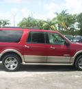 ford expedition el 2007 red suv eddie bauer gasoline 8 cylinders rear wheel drive automatic 33177