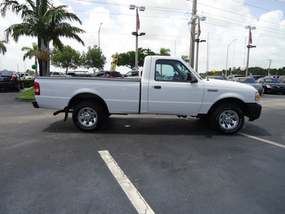 ford ranger 2007 white pickup truck xl gasoline 6 cylinders rear wheel drive automatic 33177