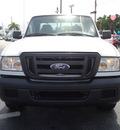 ford ranger 2007 white pickup truck xl gasoline 6 cylinders rear wheel drive automatic 33177