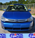 ford focus 2010 blue sedan sel gasoline 4 cylinders front wheel drive automatic 32837