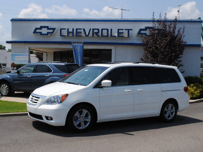 honda odyssey 2009 white van touring gasoline 6 cylinders front wheel drive automatic 27591