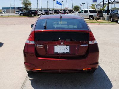 honda insight 2010 maroon hatchback hybrid 4 cylinders front wheel drive automatic 76087