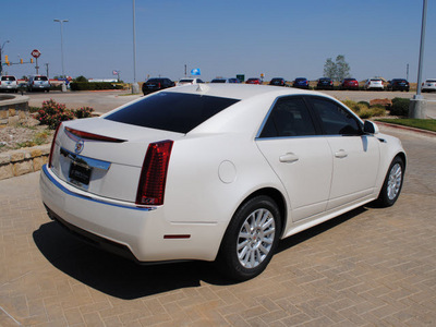 cadillac cts 2012 white diam sedan 3 0l gasoline 6 cylinders rear wheel drive automatic 76087