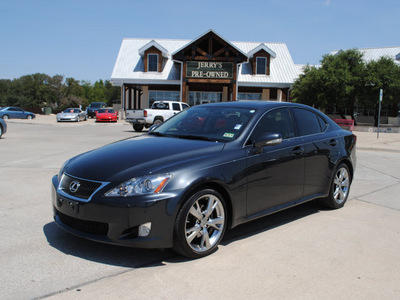 lexus is 250 2009 gray sedan gasoline 6 cylinders rear wheel drive automatic 76087