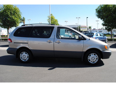 toyota sienna 2002 beige van ce gasoline 6 cylinders front wheel drive automatic 91761