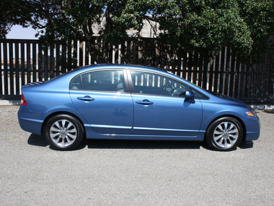 honda civic 2009 blue sedan ex gasoline 4 cylinders front wheel drive automatic 93955