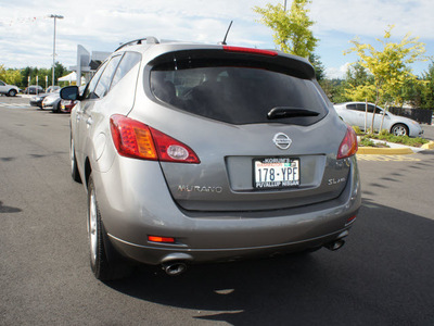 nissan murano 2009 lt  gray suv sl gasoline 6 cylinders all whee drive automatic 98371