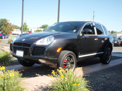 porsche cayenne 2005 black suv turbo gasoline 8 cylinders all whee drive automatic 99352
