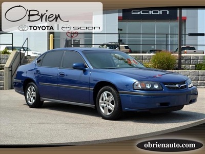 chevrolet impala 2003 blue sedan gasoline 6 cylinders front wheel drive 4 speed automatic 46219