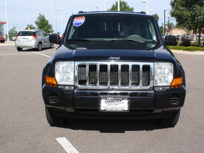 jeep commander 2008 black suv sport gasoline 6 cylinders 4 wheel drive automatic 80126