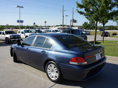 bmw 7 series 2002 blue sedan 745i gasoline 8 cylinders rear wheel drive automatic 76205