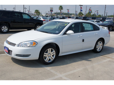 chevrolet impala 2012 white sedan lt flex fuel 6 cylinders front wheel drive 4 spd auto elec cntlled o 77090