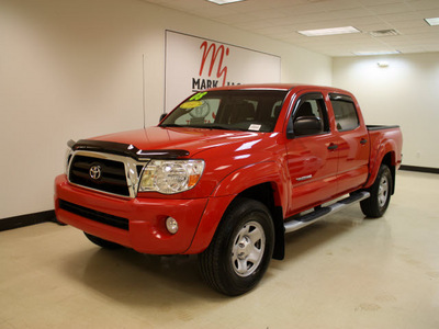 toyota tacoma 2008 dk  red prerunner v6 gasoline 6 cylinders 2 wheel drive automatic 27707