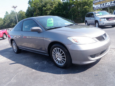 honda civic 2005 dk  gray coupe ex gasoline 4 cylinders front wheel drive automatic 32401