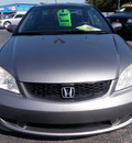 honda civic 2005 dk  gray coupe ex gasoline 4 cylinders front wheel drive automatic 32401
