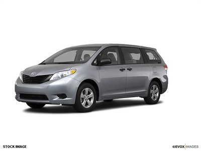 toyota sienna 2011 silver van gasoline 6 cylinders front wheel drive not specified 34788