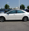 lincoln mkz 2009 white sedan mkz gasoline 6 cylinders front wheel drive 6 speed automatic 46168
