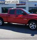 dodge ram pickup 1500 2008 red st gasoline 8 cylinders 4 wheel drive automatic with overdrive 46168