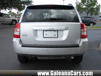 jeep compass 2010 silver suv sport gasoline 4 cylinders 2 wheel drive not specified 33912