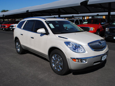 buick enclave 2012 white diam suv leather gasoline 6 cylinders front wheel drive automatic 76087