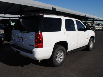 gmc yukon 2012 summ white suv slt flex fuel 8 cylinders 2 wheel drive automatic 76087