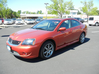 mitsubishi galant 2008 red sedan ralliart v6 gasoline 6 cylinders front wheel drive 5 speed automatic 55391