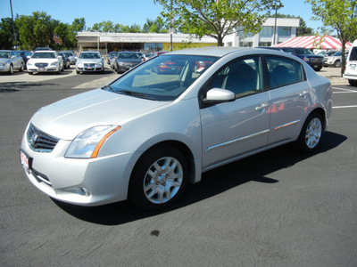 nissan sentra 2010 silver sedan gasoline 4 cylinders front wheel drive automatic 55391