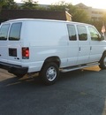 ford econoline cargo 2010 white van e 250 flex fuel 8 cylinders rear wheel drive automatic 07054