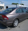 honda civic 2010 gray sedan lx gasoline 4 cylinders front wheel drive automatic 46219