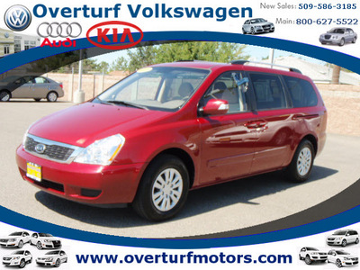 kia sedona 2011 red van lx gasoline 6 cylinders front wheel drive automatic 99336