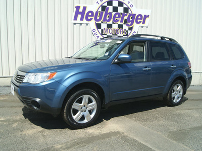 subaru forester 2009 newport blue suv 2 5 x premium gasoline 4 cylinders all whee drive 5 speed manual 80905