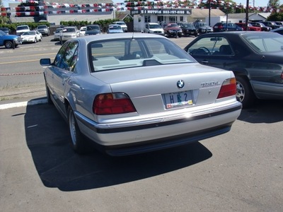 bmw 7 series 1998 silver sedan 750il gasoline 12 cylinders rear wheel drive automatic 97216