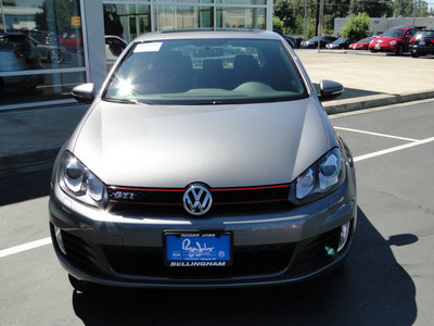 volkswagen gti 2011 gray hatchback sunroof and nav gasoline 4 cylinders front wheel drive 6 speed manual 98226