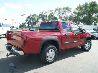 chevrolet colorado 2006 cherry red lt gasoline 5 cylinders 4 wheel drive automatic 80911