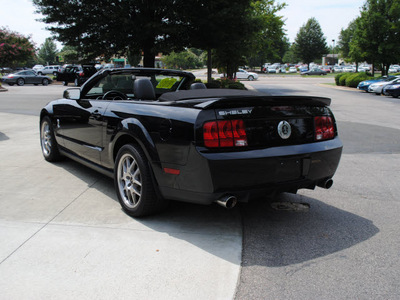 ford shelby gt500 2008 black convertible gasoline 8 cylinders rear wheel drive 6 speed manual 27616