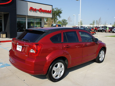 dodge caliber 2009 dk  red wagon sxt gasoline 4 cylinders front wheel drive automatic 76210