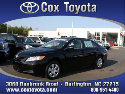 toyota camry 2007 black sedan le gasoline 4 cylinders front wheel drive automatic 27215