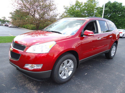 chevrolet traverse 2012 red lt gasoline 6 cylinders all whee drive automatic 60007