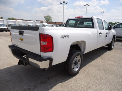 chevrolet silverado 2500hd 2011 white work truck gasoline 8 cylinders 4 wheel drive automatic 60007