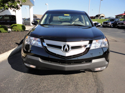 acura mdx 2009 black suv w tech w res gasoline 6 cylinders all whee drive automatic 45036