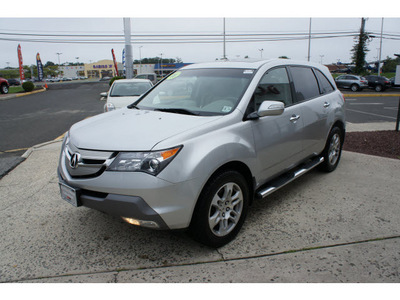 acura mdx 2008 billet silver suv w power tailgate w tech gasoline 6 cylinders all whee drive shiftable automatic 07724